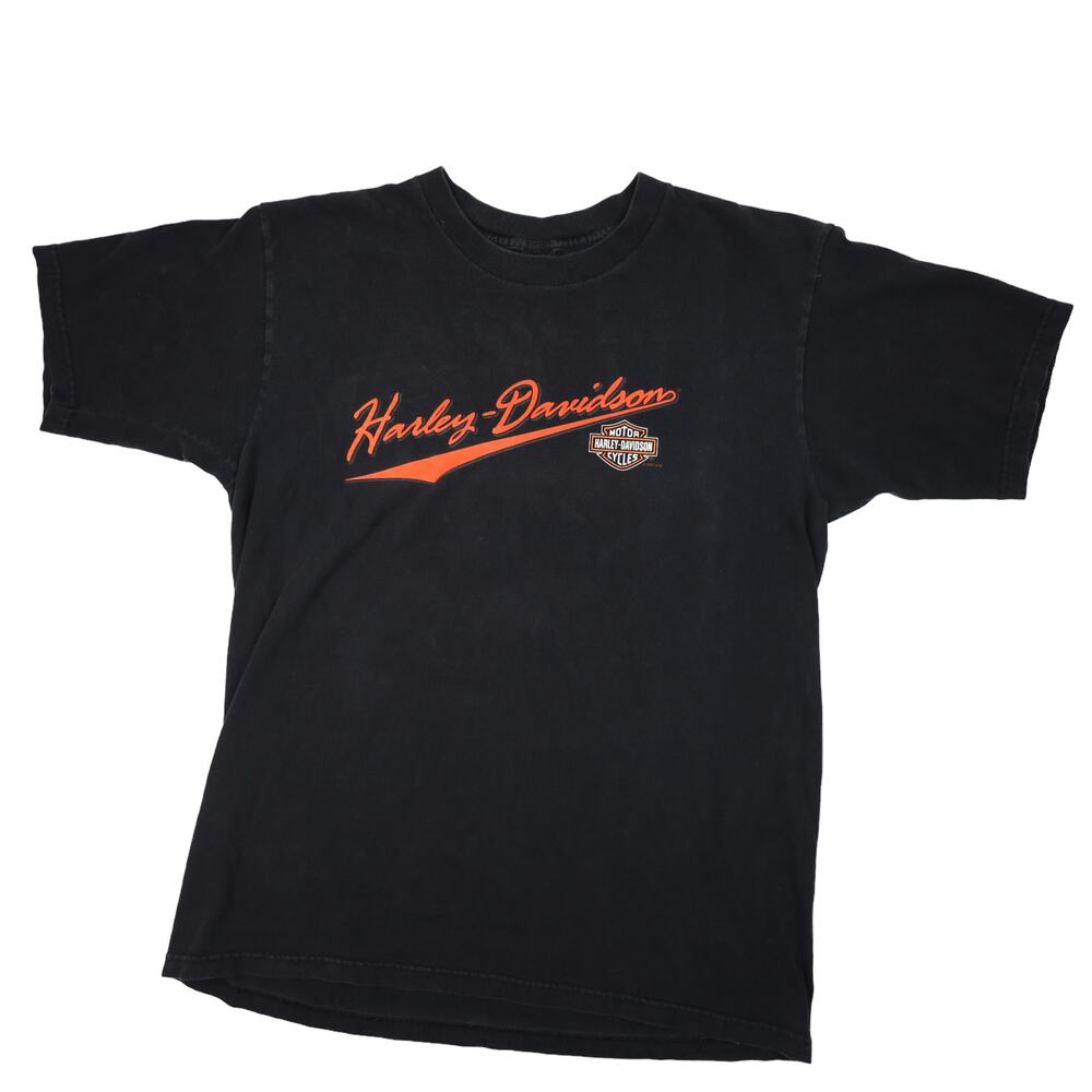 Vintage Harley Davidson Script Spellout Graphic T Shirt
